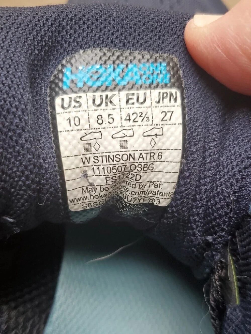 Hoka One One cushioned trail